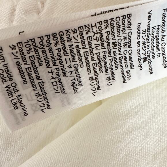 J.Crew White Maternity Jean Signature Stretch Waistband Skinny Straight US 27 - Picture 12 of 12